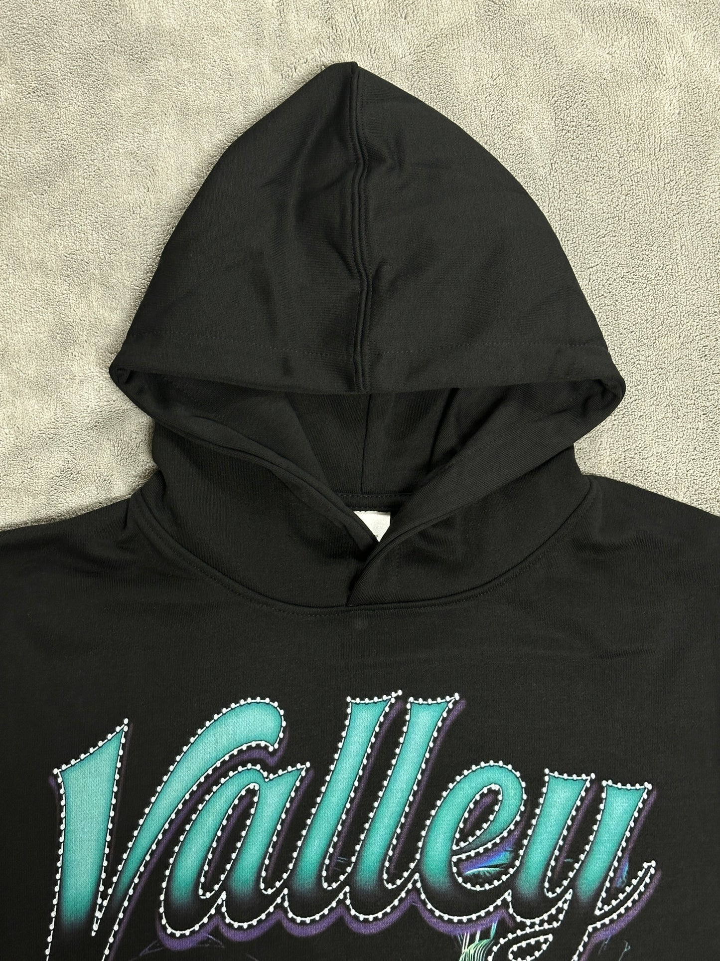 Valley-Dreams Black Fashion Hoodie