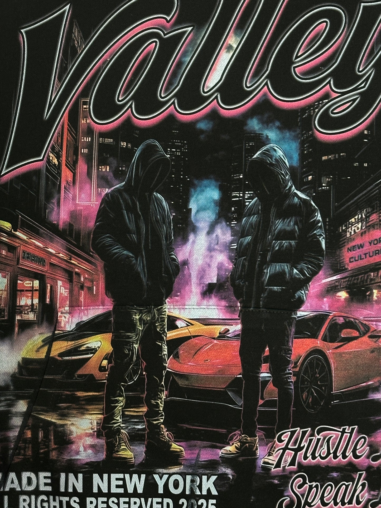 Valley-Dreams Black Fashion Hoodie