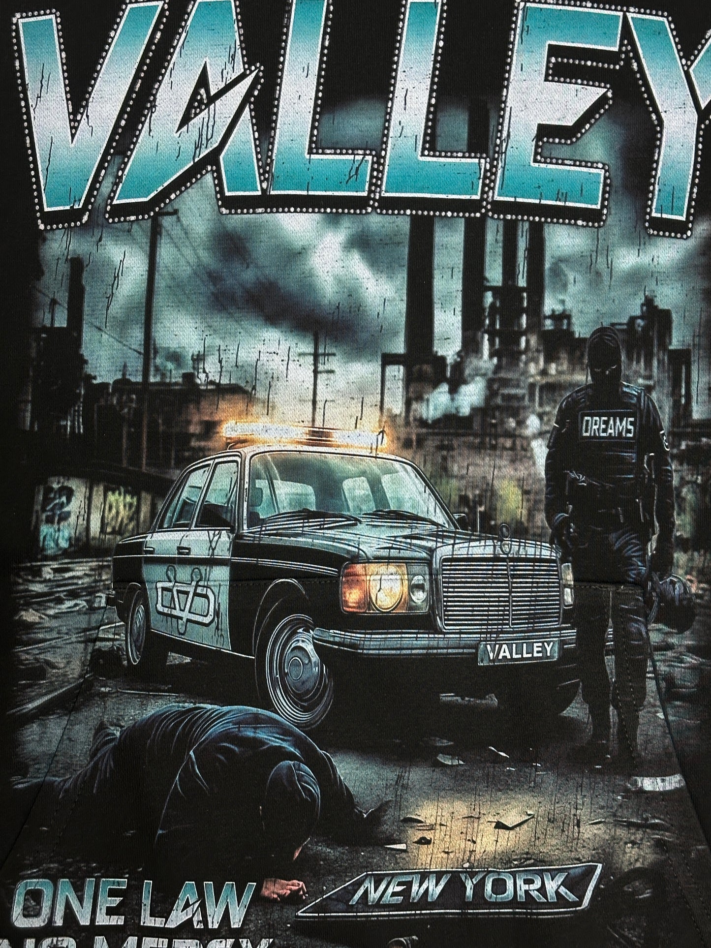 Valley-Dreams Black Fashion Hoodie