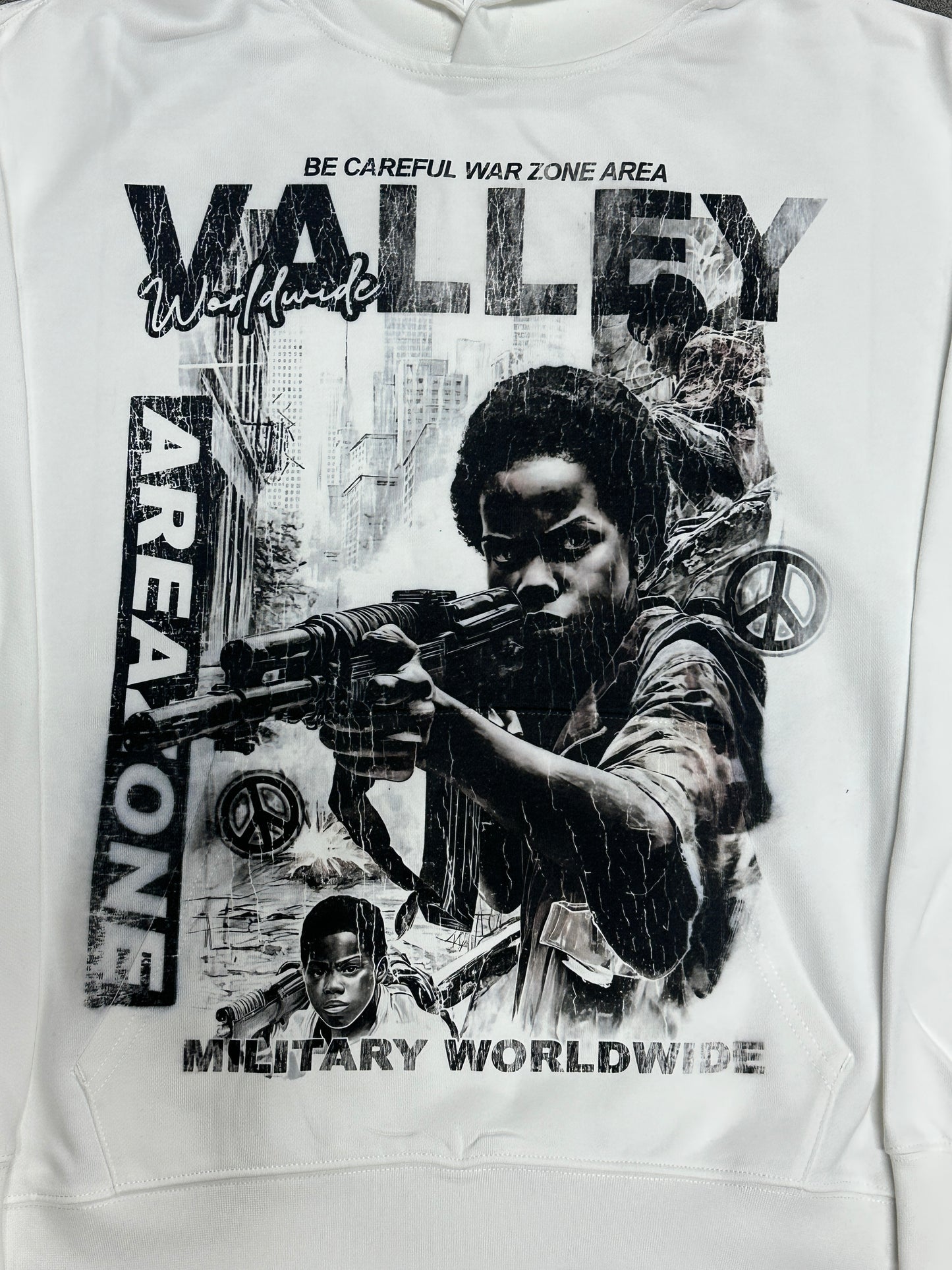 Valley-Dreams White Fashion Hoodie