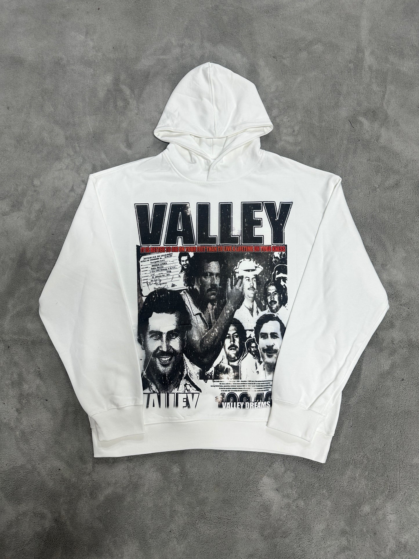 Valley-Dreams White Fashion Hoodie