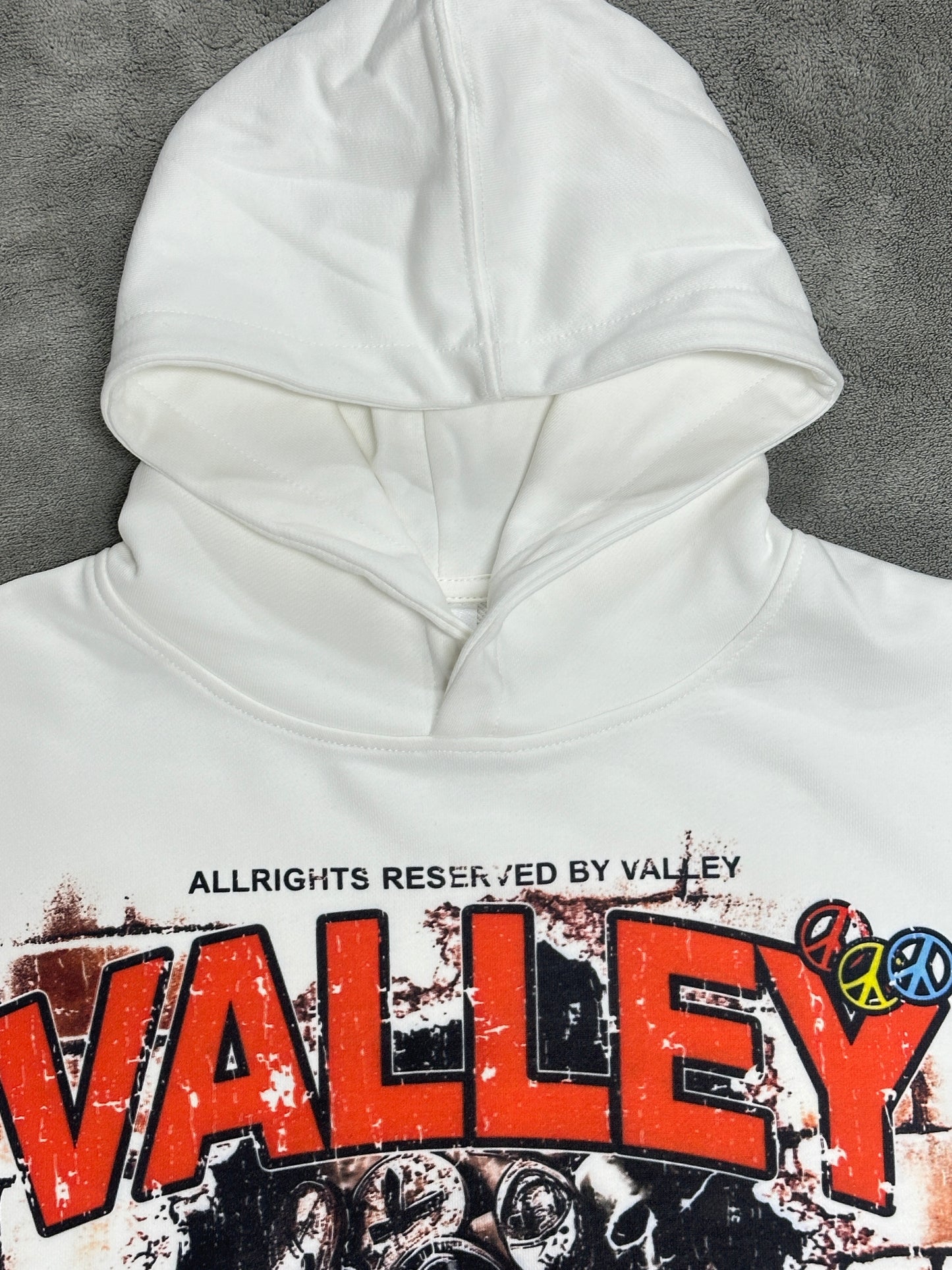 Valley-Dreams White Fashion Hoodie
