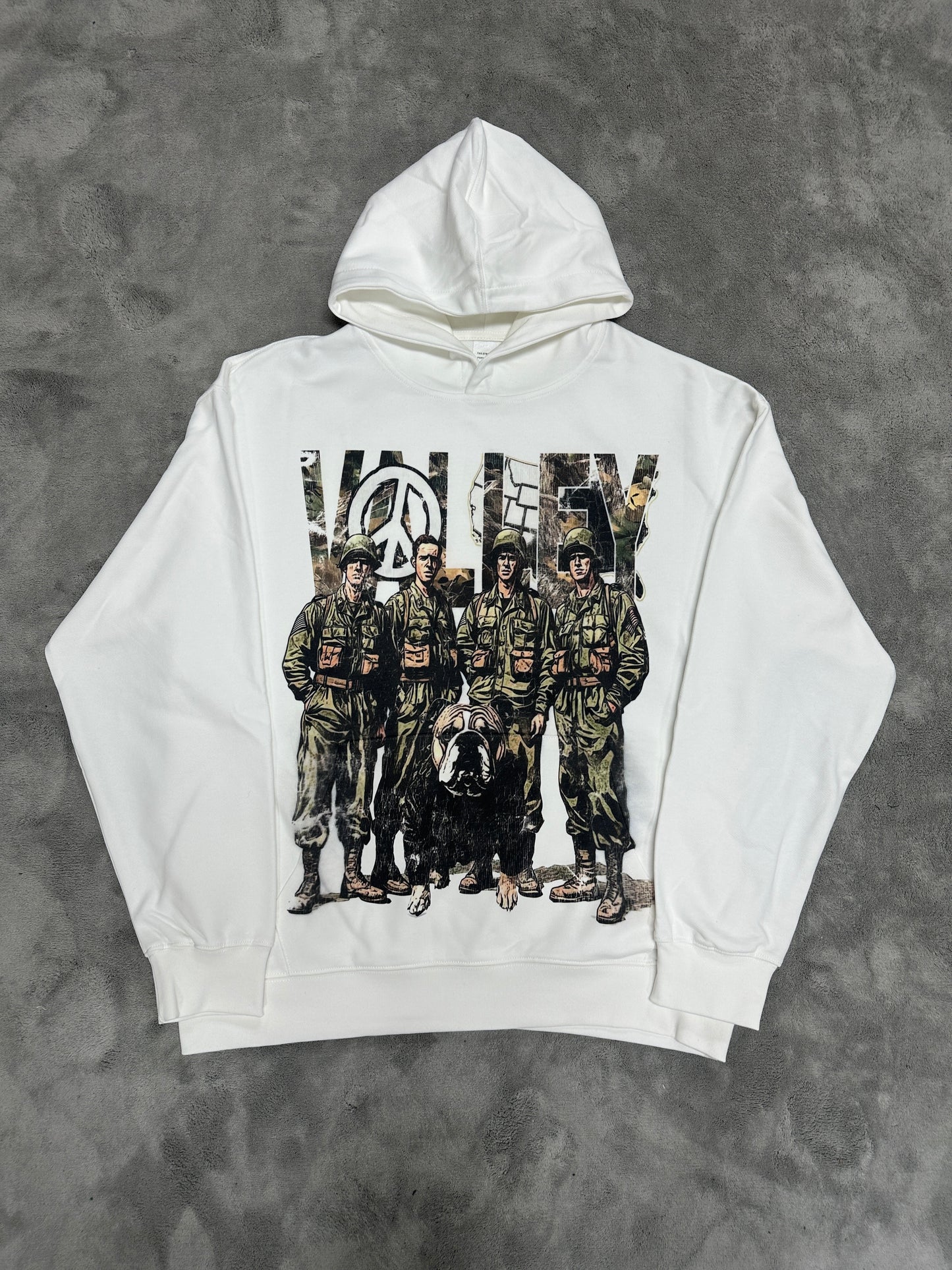 Valley-Dreams White Fashion Hoodie