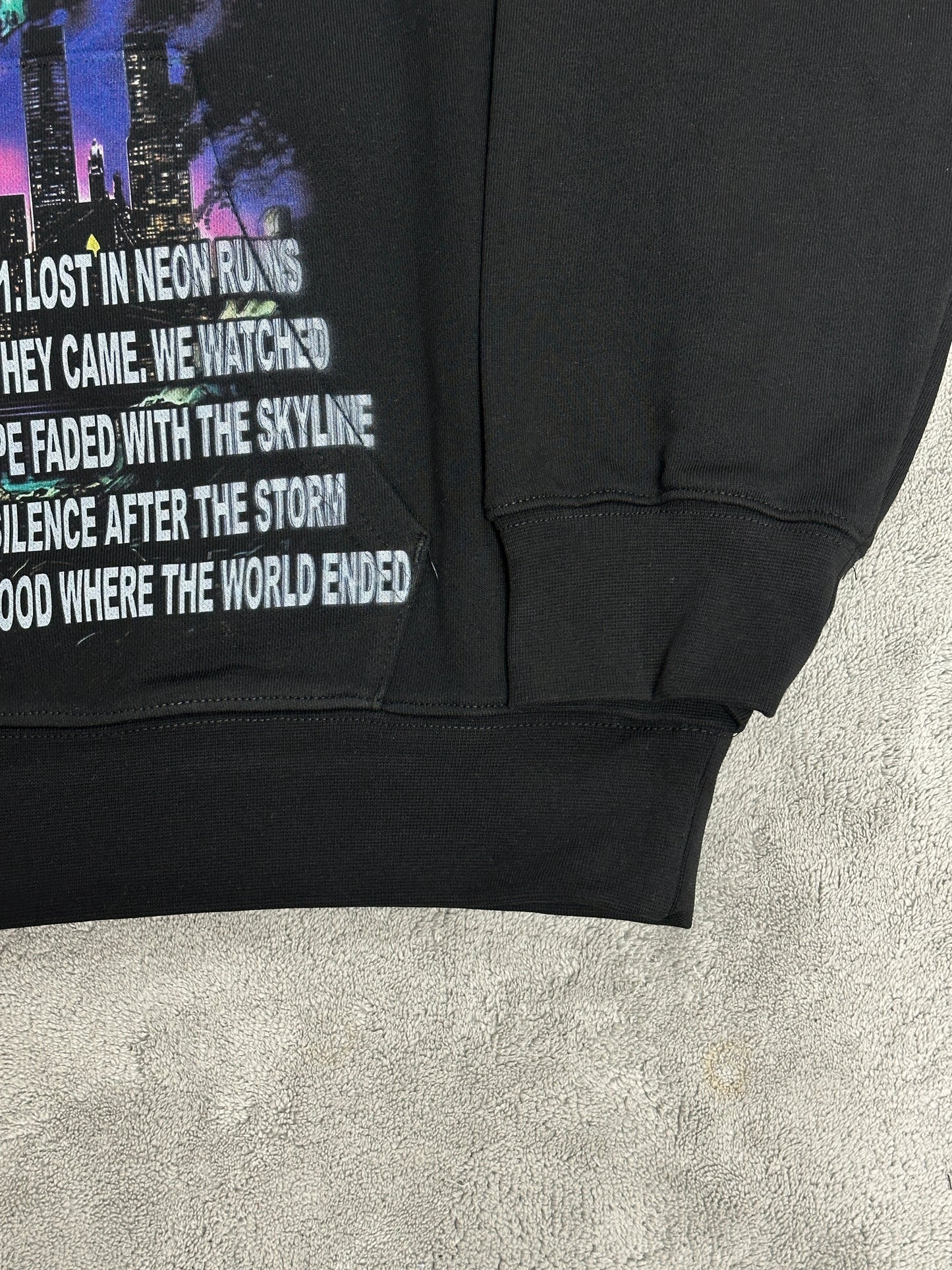 Valley-Dreams Black Fashion Hoodie