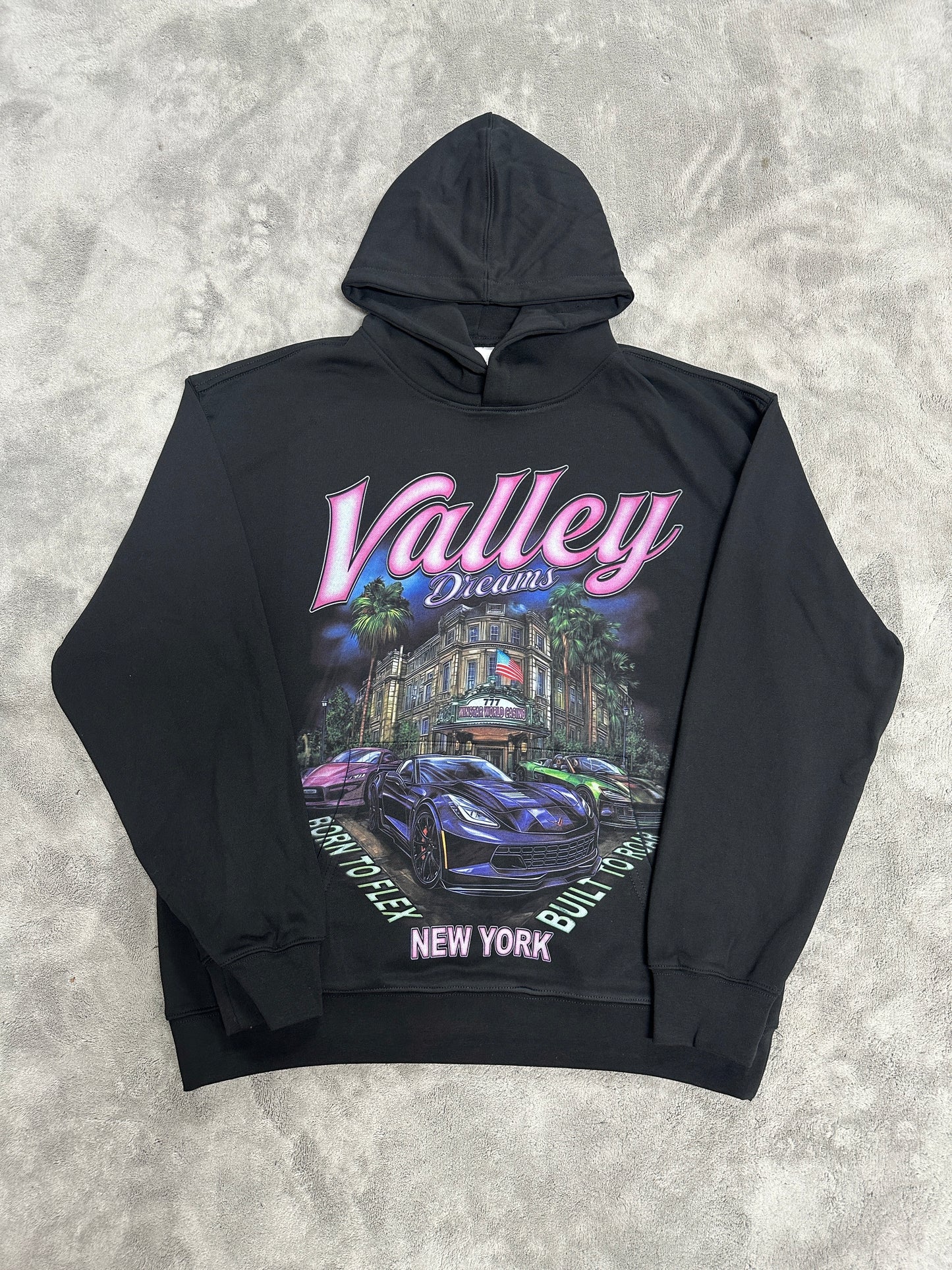 Valley-Dreams Black Fashion Hoodie