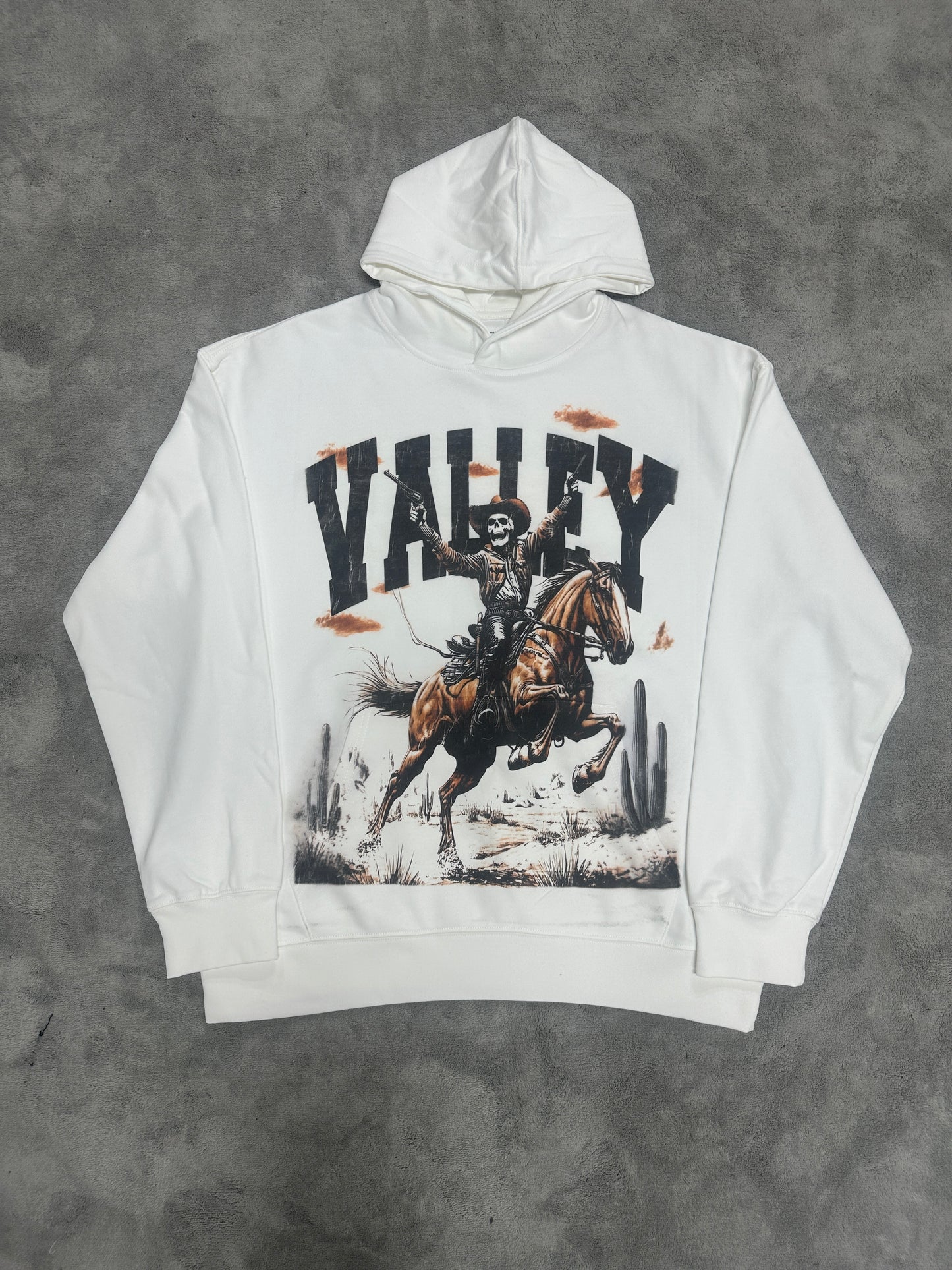 Valley-Dreams White Fashion Hoodie