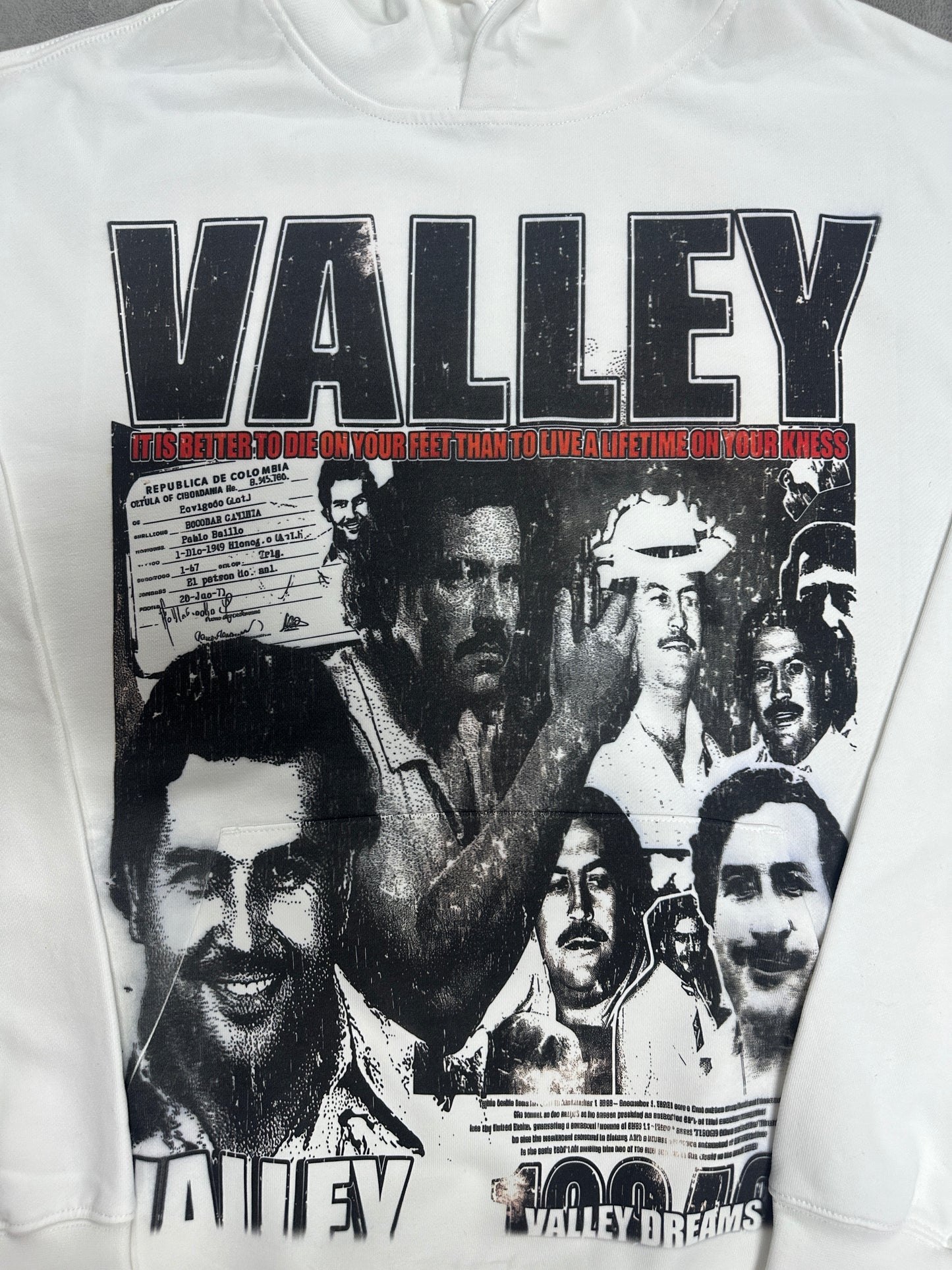 Valley-Dreams White Fashion Hoodie