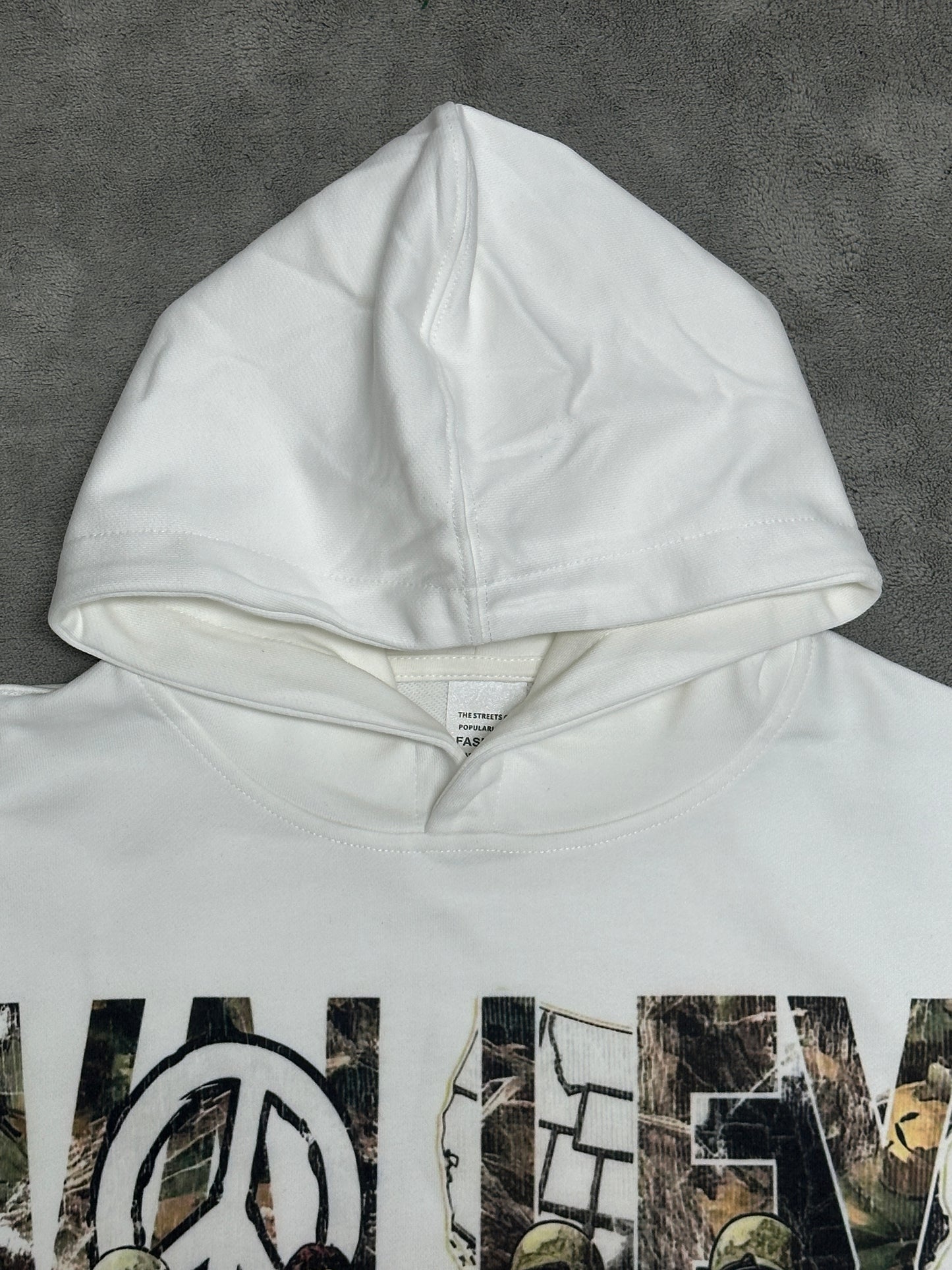 Valley-Dreams White Fashion Hoodie