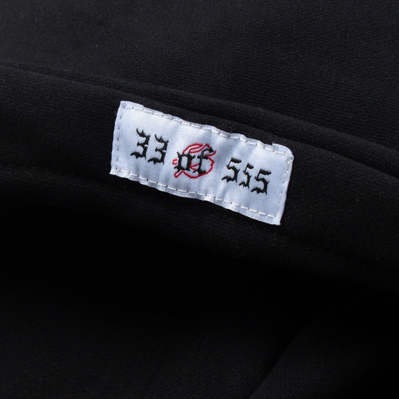 American High Street Godspeed Retro Printed Unisex Trendy Loose Hoodie