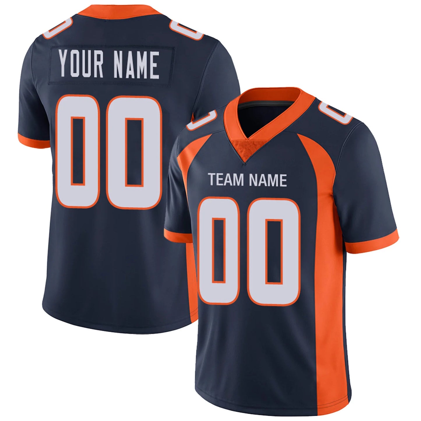 Custom D.Broncos Navy Personalized Design Number for Men Women Youth and Your Own Name Footbal Jerseys