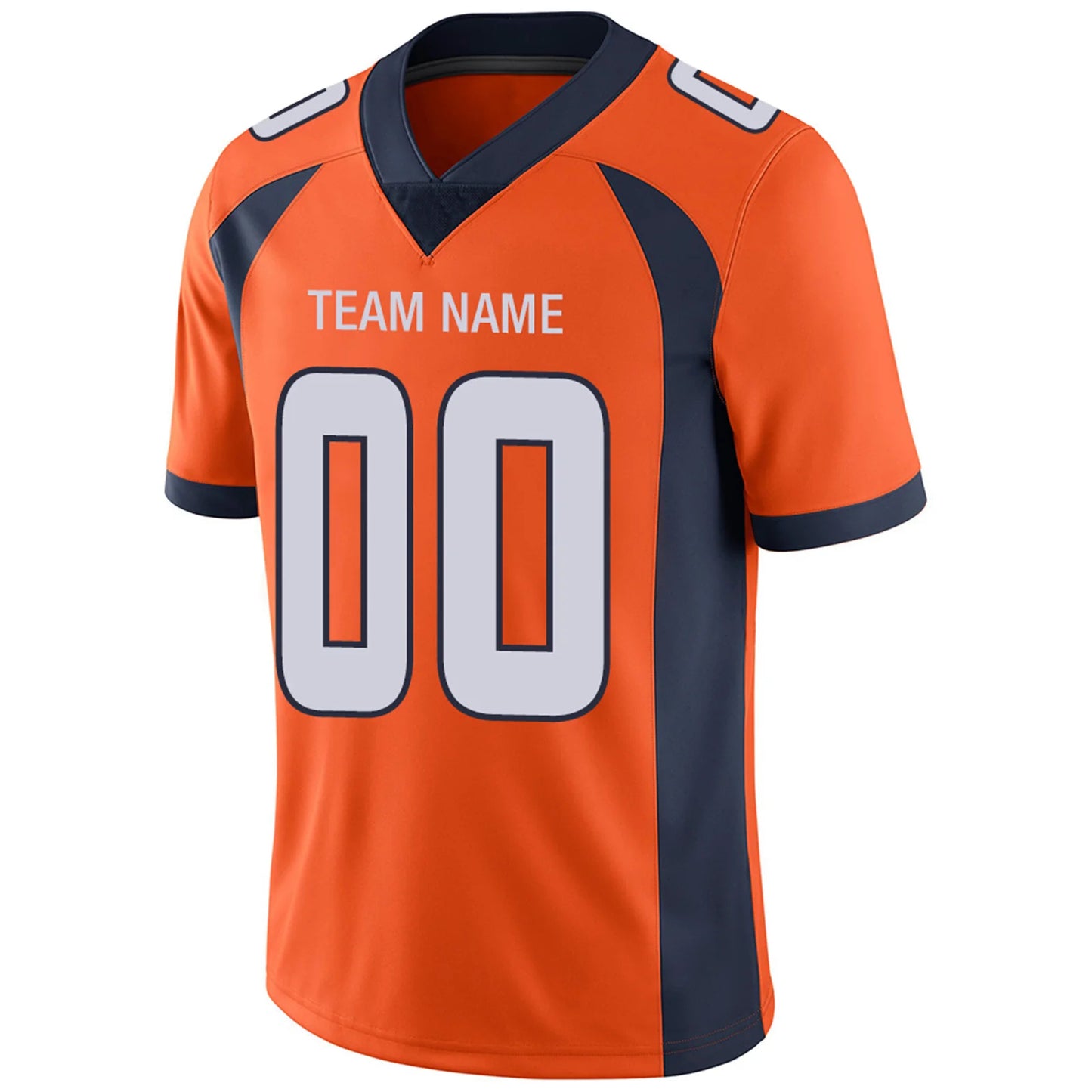 Custom D.Broncos Orange Personalized Design Number for Men Women Youth and Your Own Name Footbal Jerseys