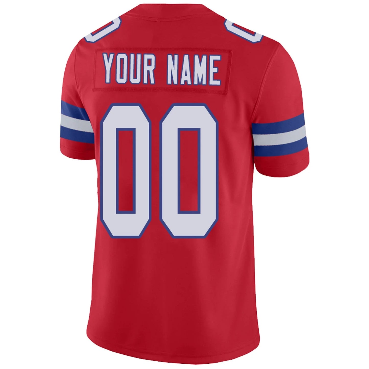 Custom NE.Patriots Red Personalized Design Number for Men Women Youth and Your Own Name Footbal Jerseys