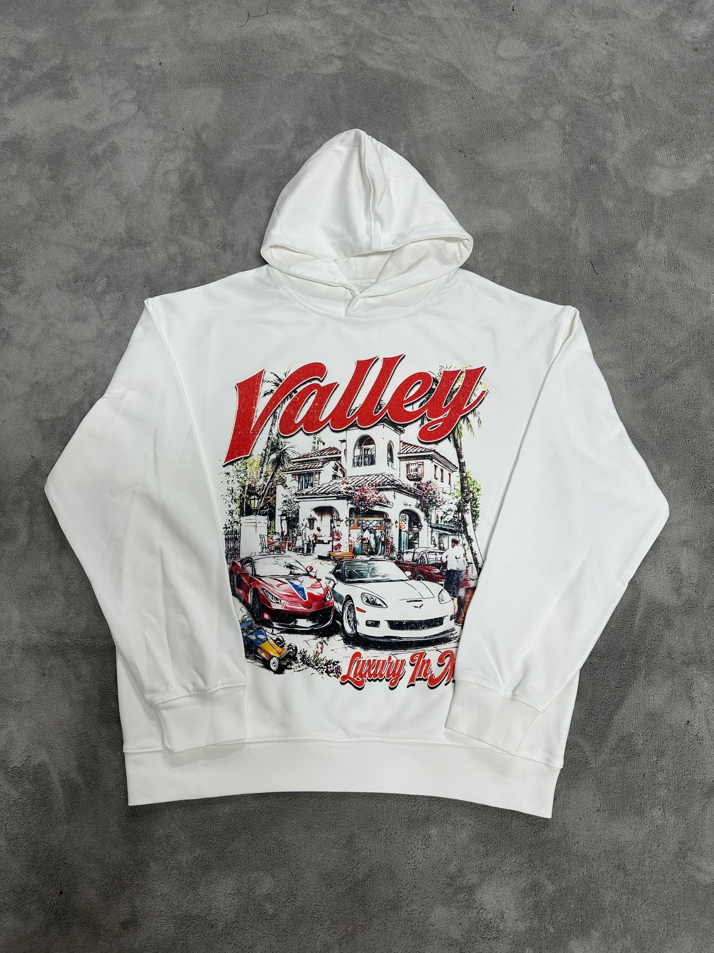 Valley-Dreams White Fashion Hoodie