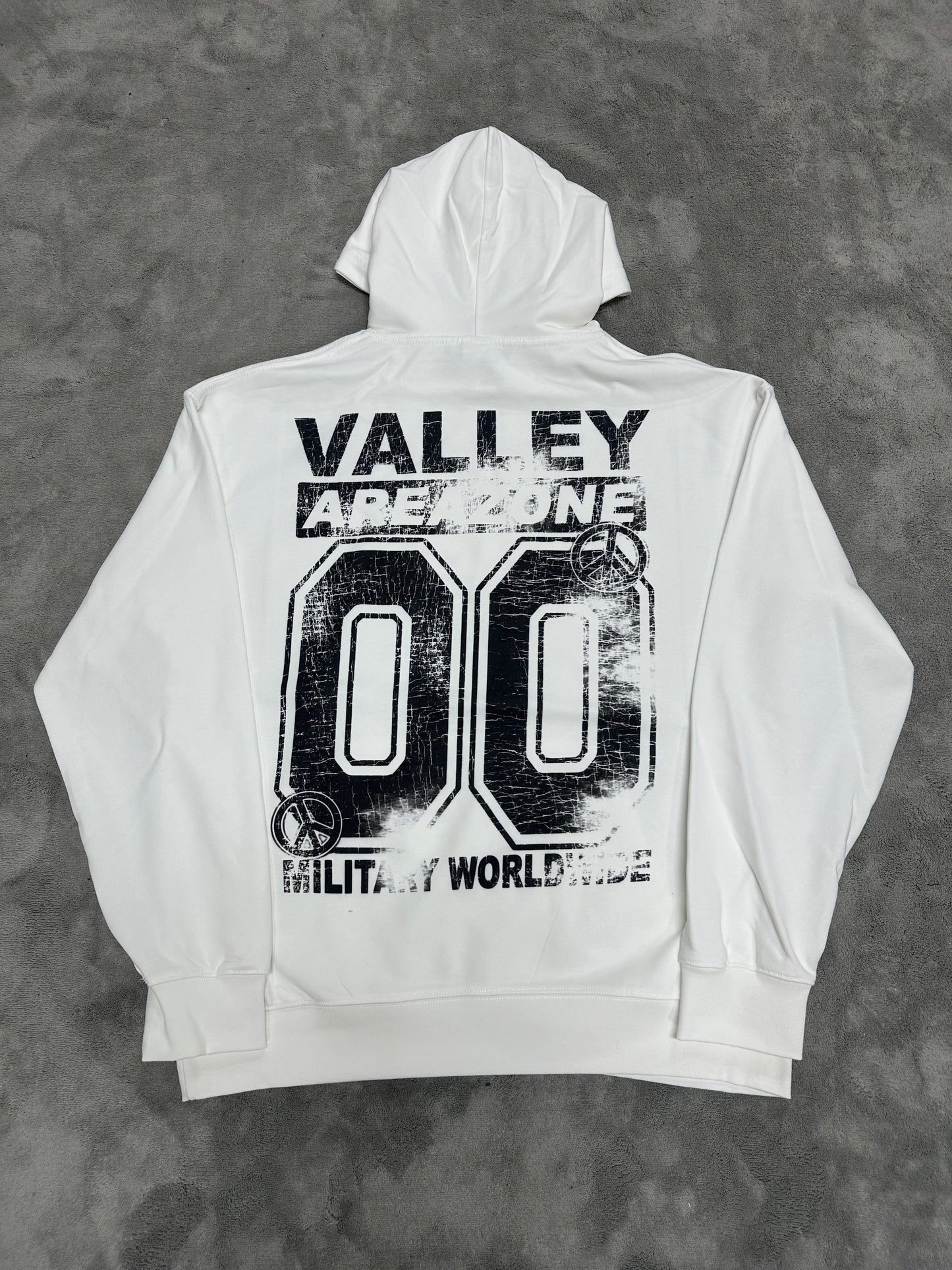 Valley-Dreams White Fashion Hoodie