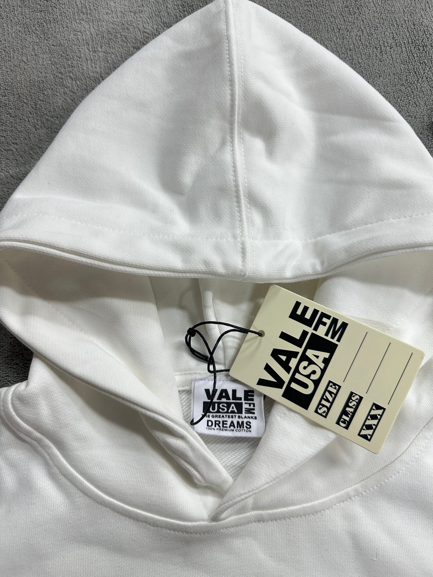Valley-Dreams White Fashion Hoodie