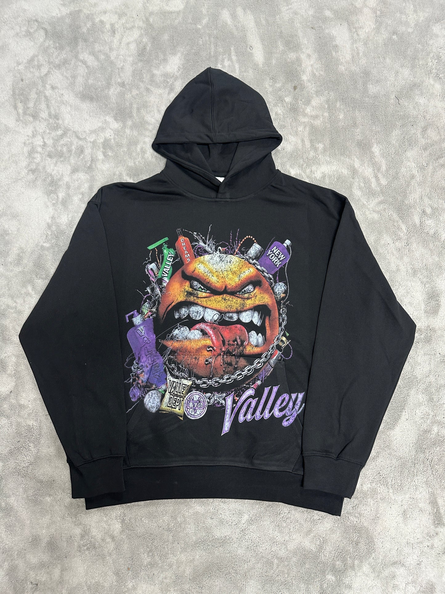 Valley-Dreams Black Fashion Hoodie