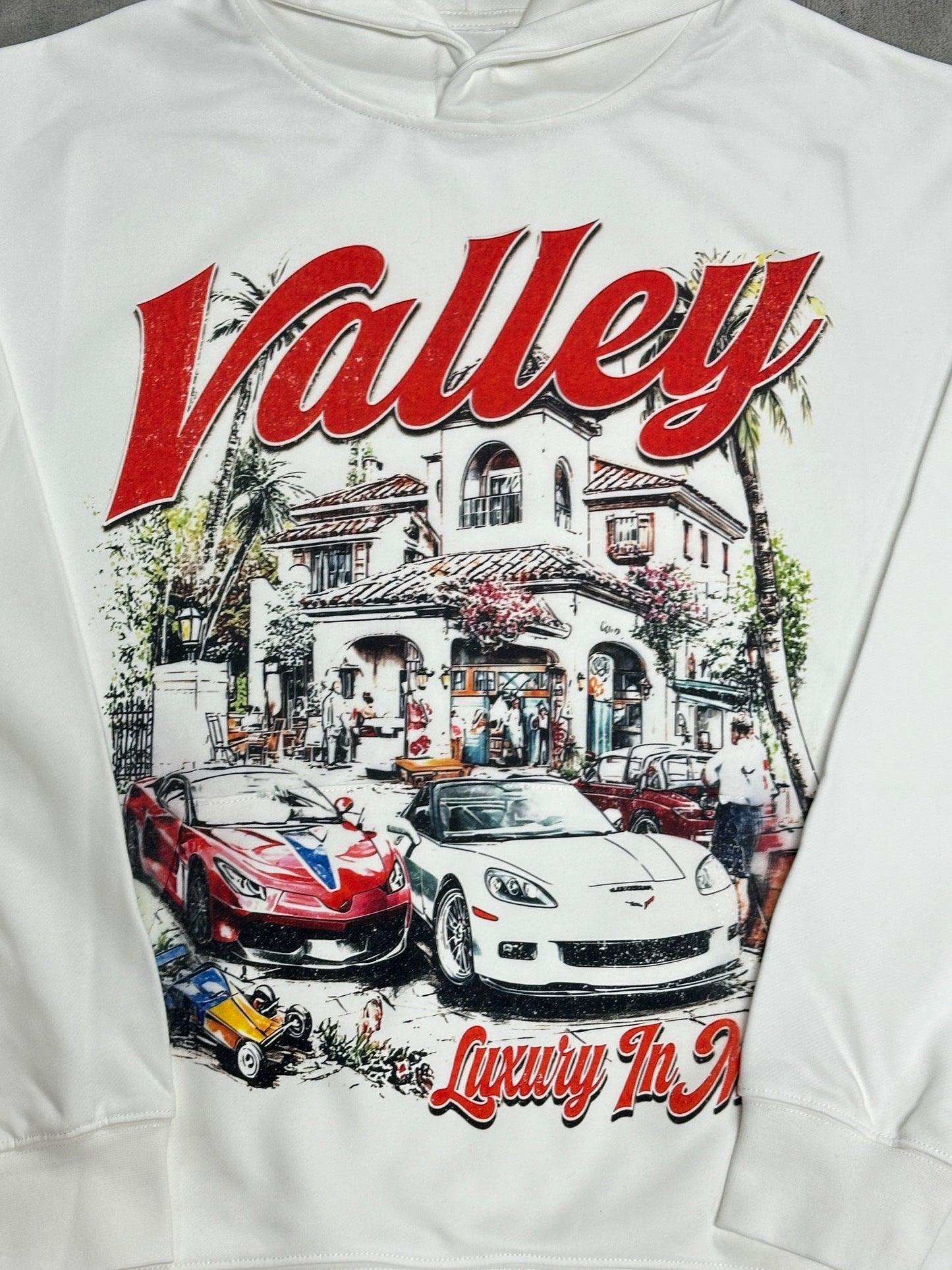 Valley-Dreams White Fashion Hoodie
