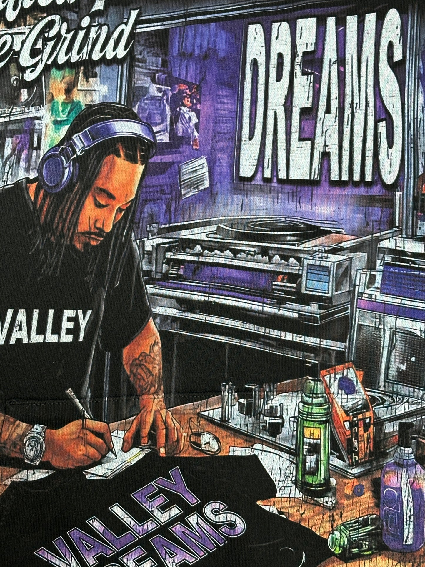 Valley-Dreams Black Fashion Hoodie