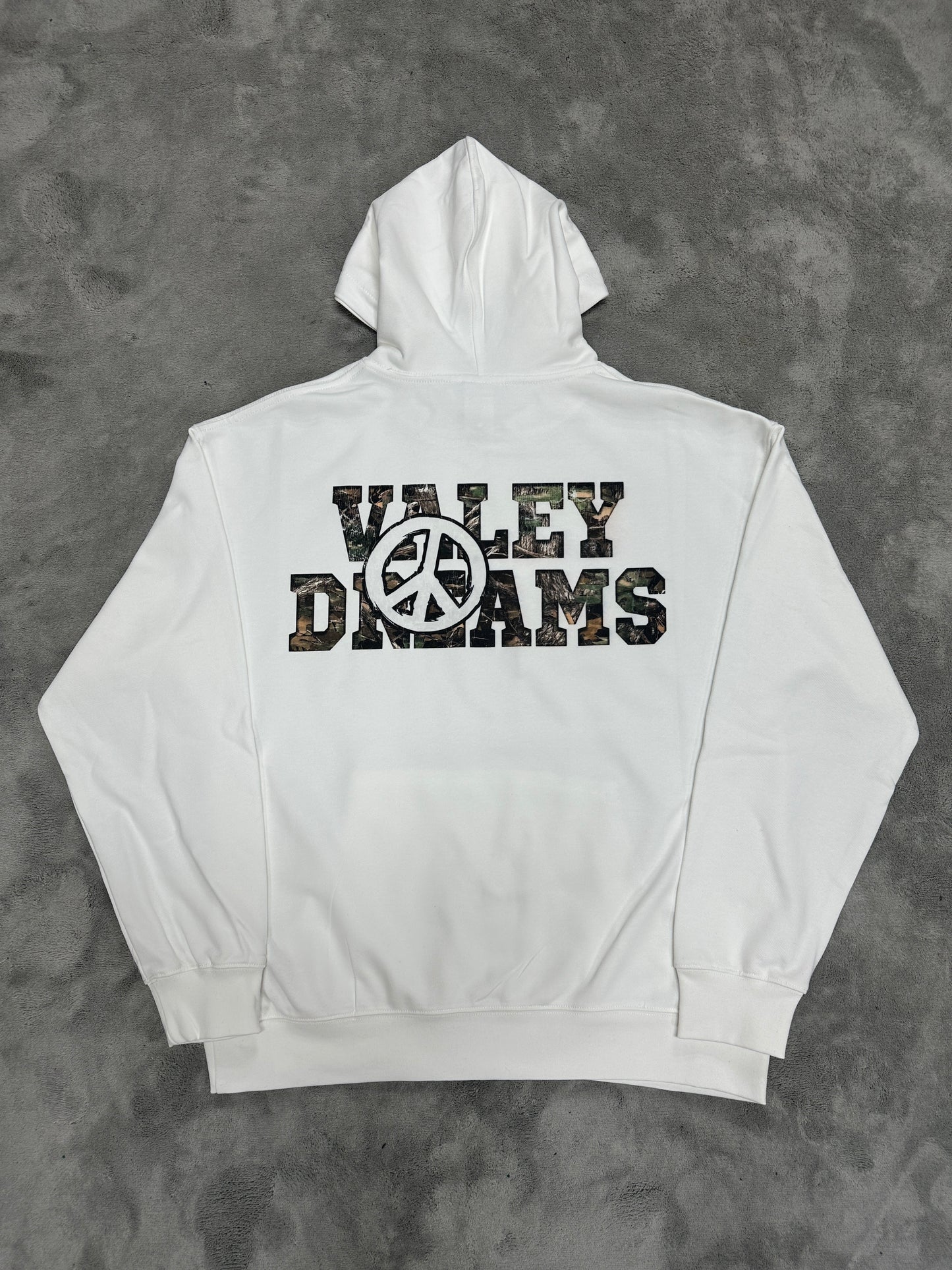 Valley-Dreams White Fashion Hoodie