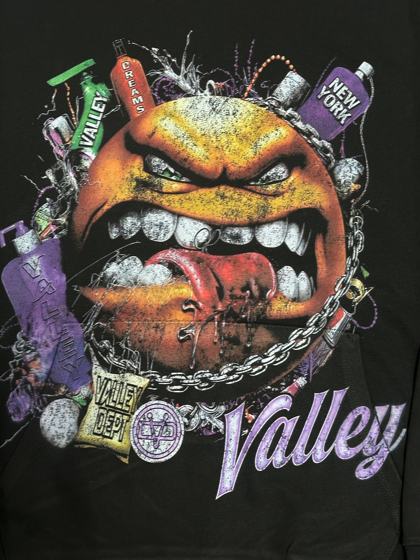 Valley-Dreams Black Fashion Hoodie