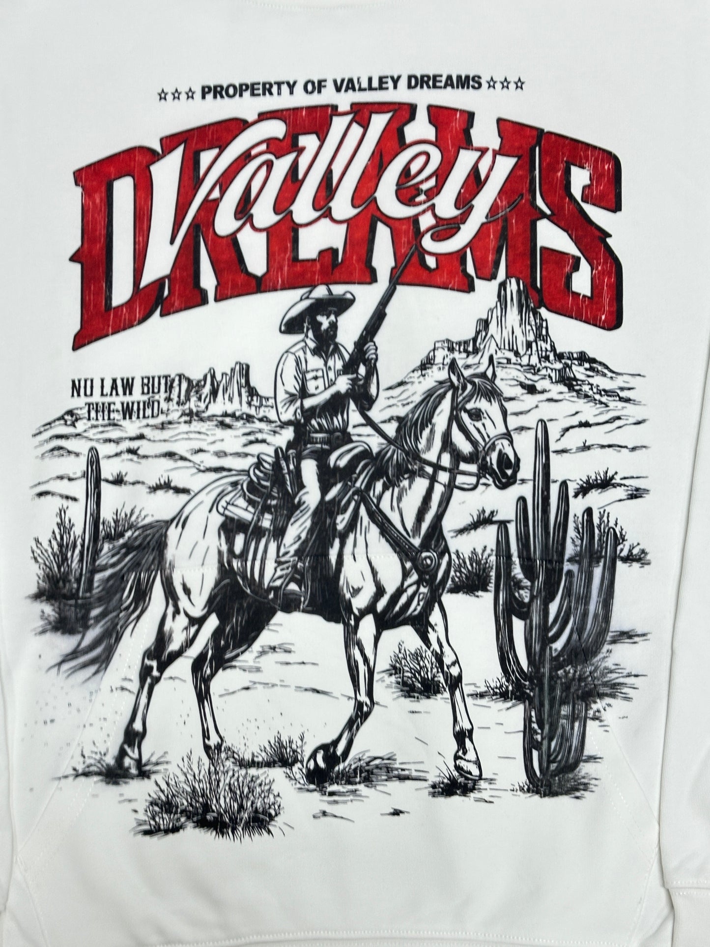 Valley-Dreams White Fashion Hoodie