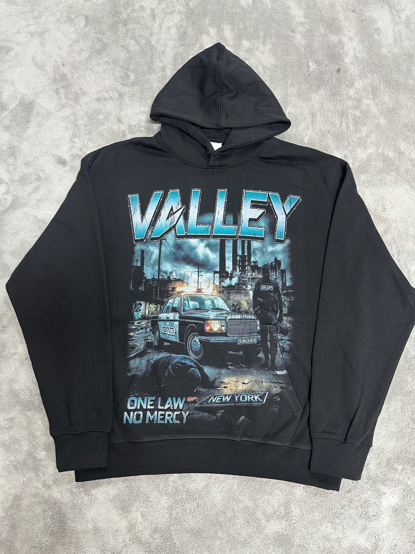 Valley-Dreams Black Fashion Hoodie