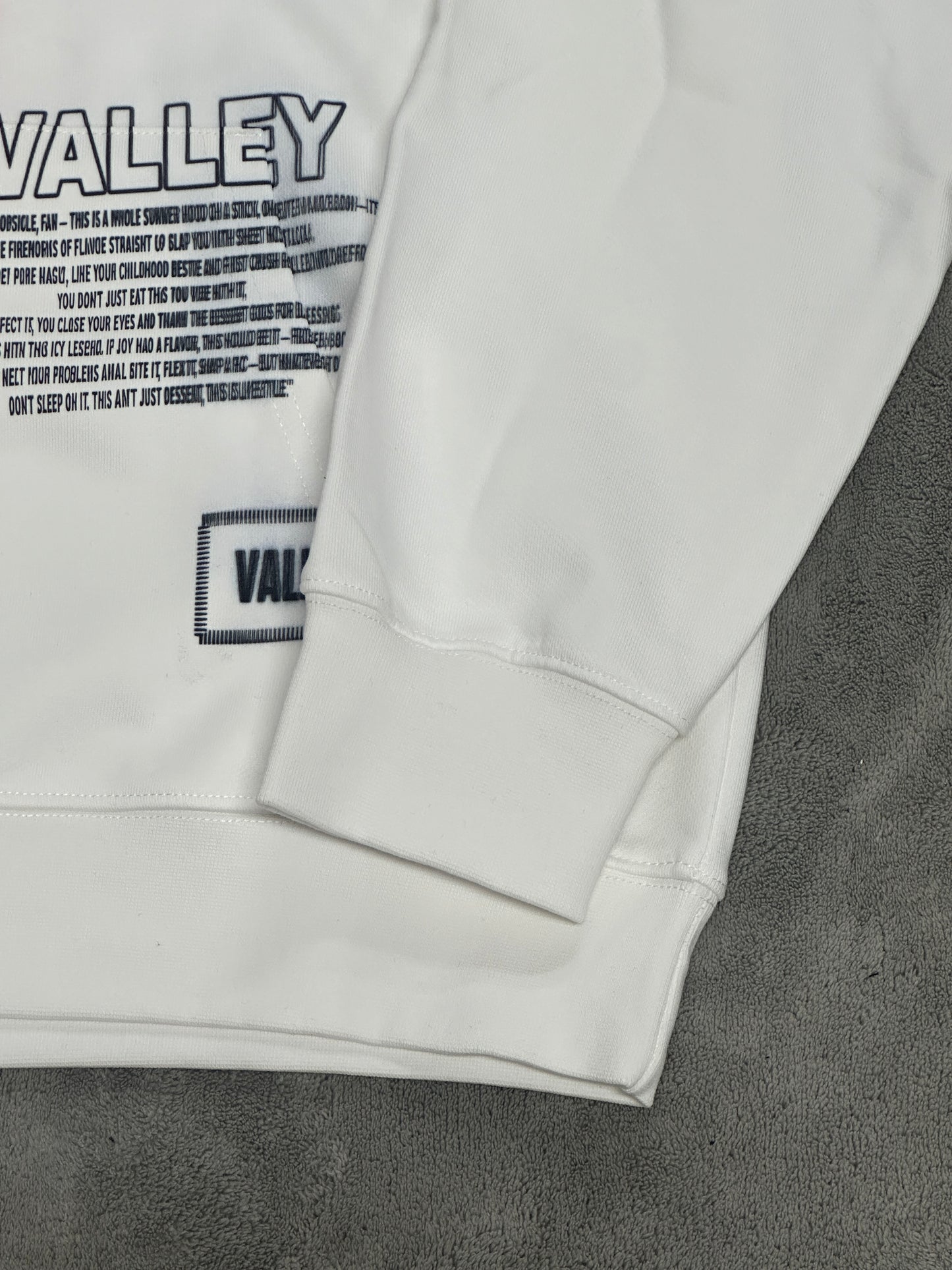 Valley-Dreams White Fashion Hoodie