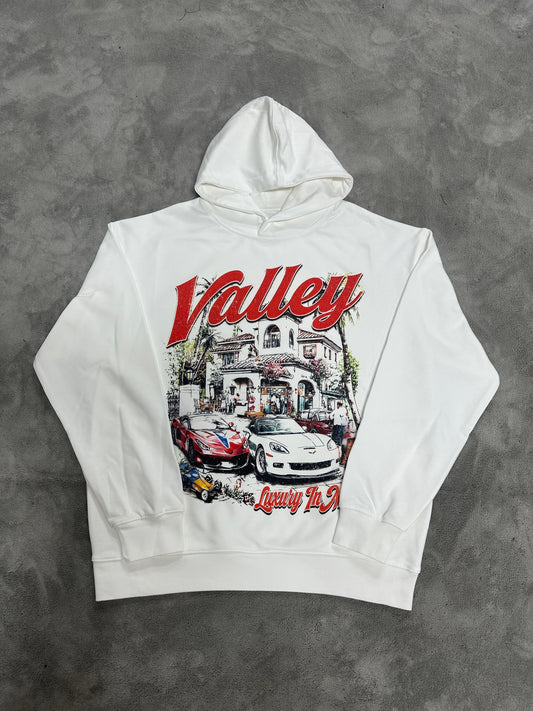 Valley-Dreams White Fashion Hoodie