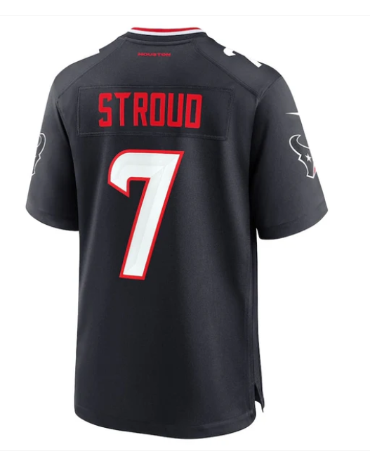 H.Texans #7 C.J. Stroud Game Jersey - Navy American Football Jerseys