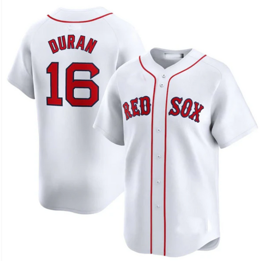 Boston Red Sox #16 Jarren Duran White 2024 Home Limited Stitched Baseball Jersey