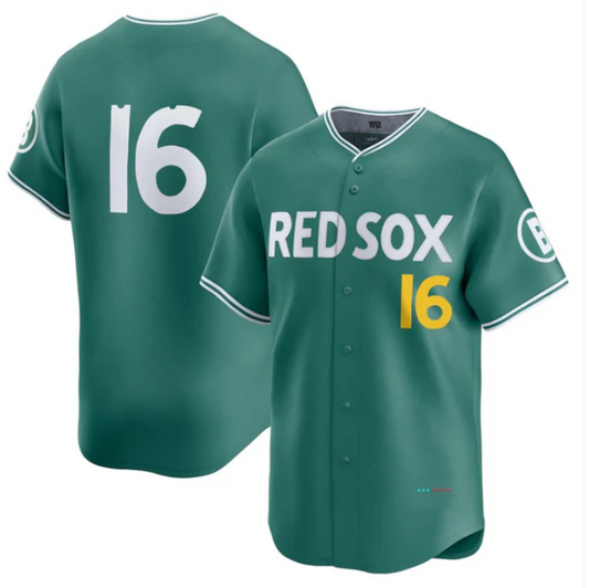 Boston Red Sox #16 Jarren Duran 2025 City Connect Limited Player Jersey - Green Stitched Baseball Jersey