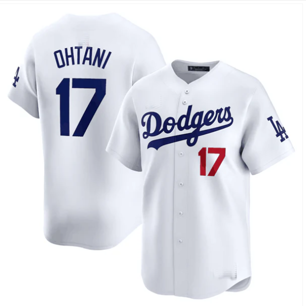 #17 Shohei Ohtani Los Angeles Dodgers Home Limited Player Jersey - White