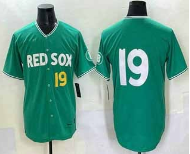 Boston Red Sox #19 Roman Anthony Green 2025 City Connect Limited Stitched Baseball Jersey