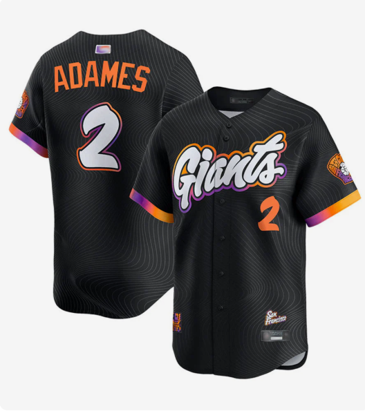 S.Francisco Giants #2 Willy Adames Player City Connect Limited Baseball Jerseys