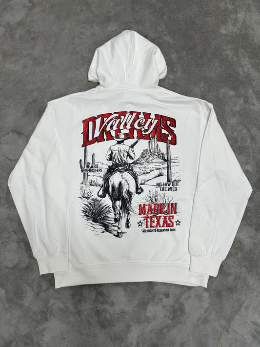 Valley-Dreams White Fashion Hoodie