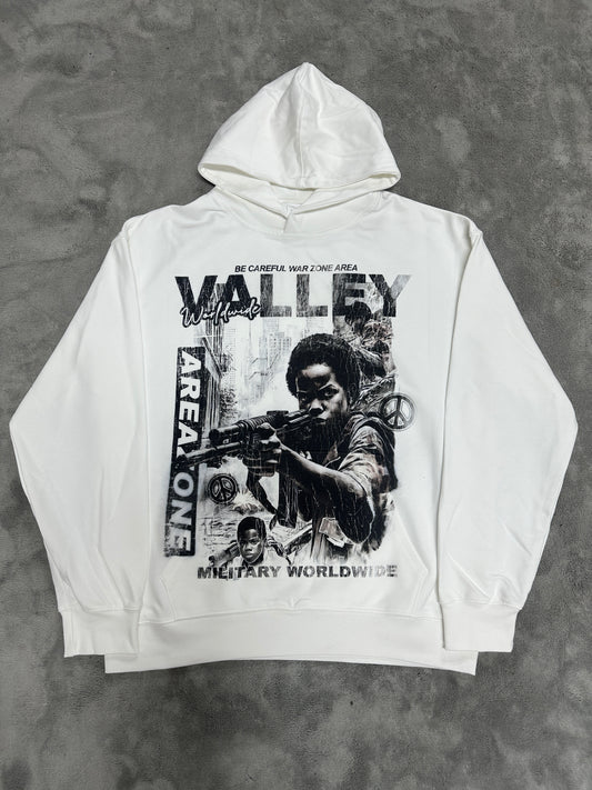Valley-Dreams White Fashion Hoodie