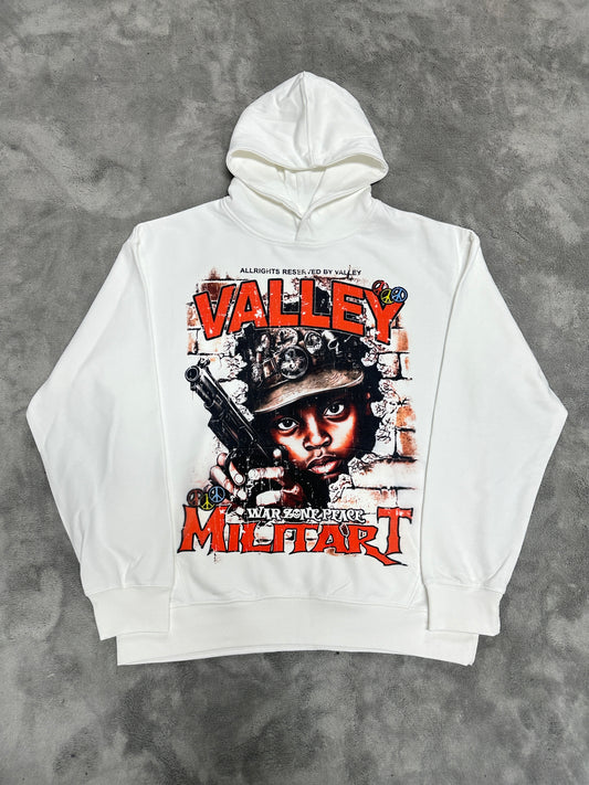 Valley-Dreams White Fashion Hoodie