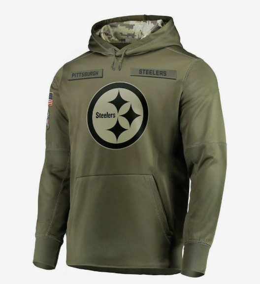 P.Steelers Salute To Service Club Pullover Hoodie Player Jersey Birthday gifts Stitched American Football Jerseys