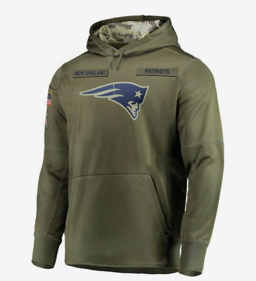 NE.Patriots Salute To Service Club Pullover Hoodie -Stitched American Football Jerseys Player Jersey