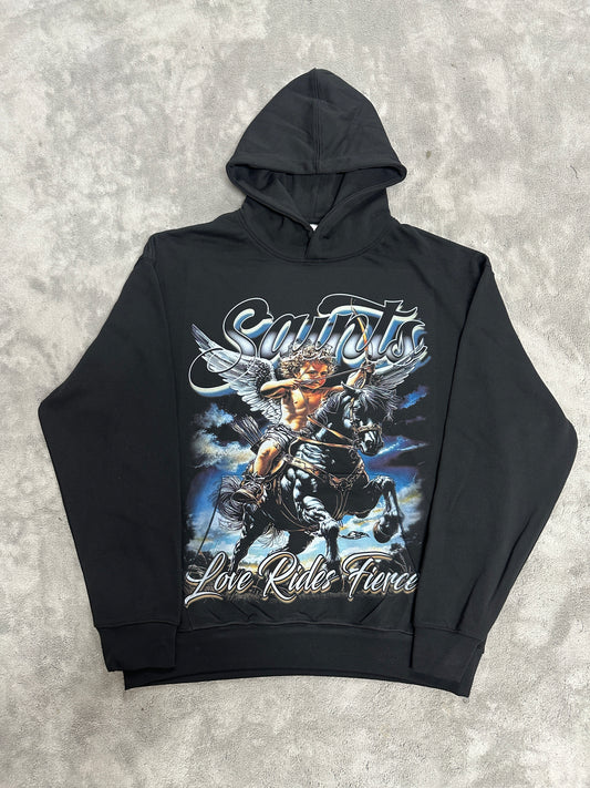 Valley-Dreams Black Fashion Hoodie