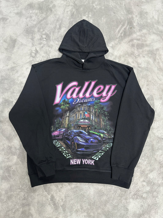 Valley-Dreams Black Fashion Hoodie