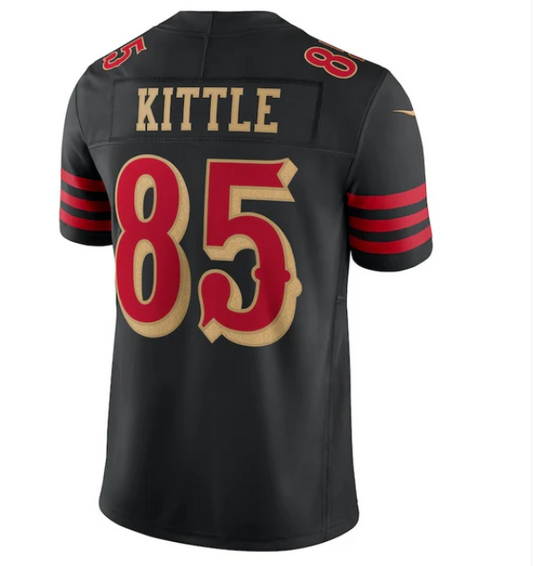 SF.49ers #85 George Kittle 2025 Rivalries Collection Limited Jersey - Black