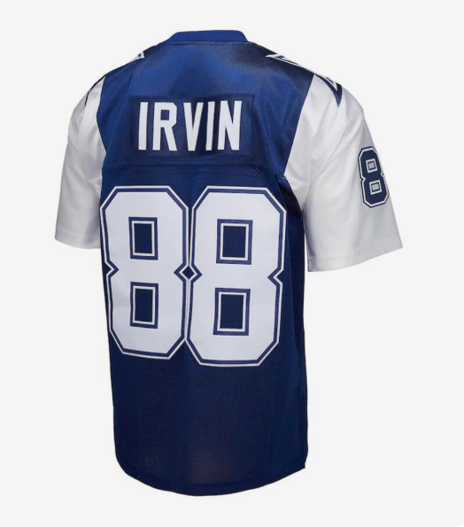 D.Cowboys #88 Michael Irvin Player Mitchell & Ness Navy 1995 Legacy Jersey Vapor Limited Football Jerseys