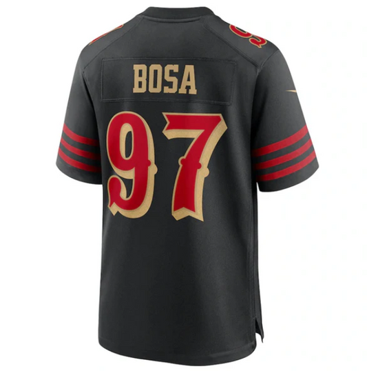 SF.49ers #97 Nick Bosa 2025 Rivalries Collection Game Jersey - Black