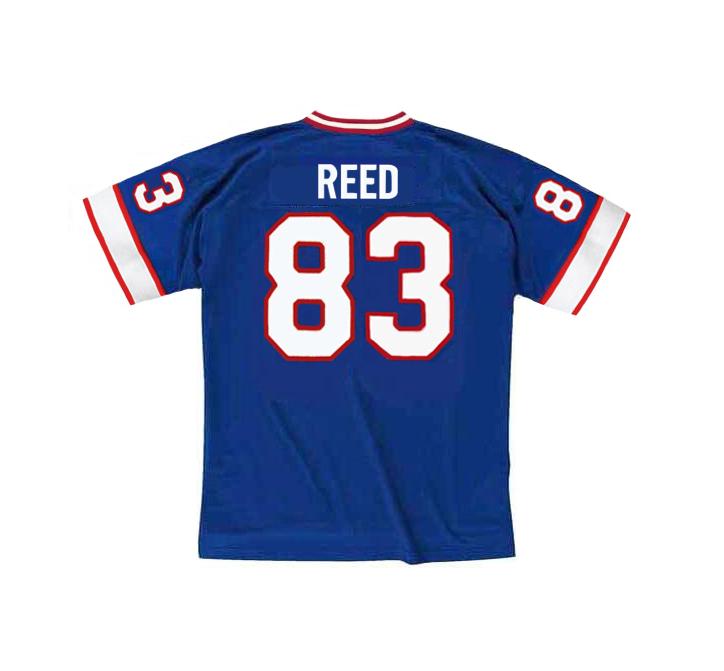 B.Bills #83 ANDRE REED 1991 Throwback Football Jersey