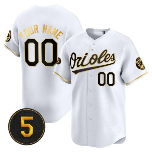 Custom Baltimore Orioles Robinson Patch Vapor Premier Limited ¡§C All Stitched Baseball Jersey