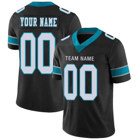 Custom C.Panthers Black Personalized Design Number for Men Women Youth and Your Own Name Footbal Jerseys