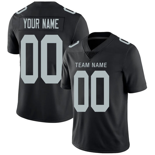 Custom LV.Raiders Black Personalized Design Number for Men Women Youth and Your Own Name Footbal Jerseys