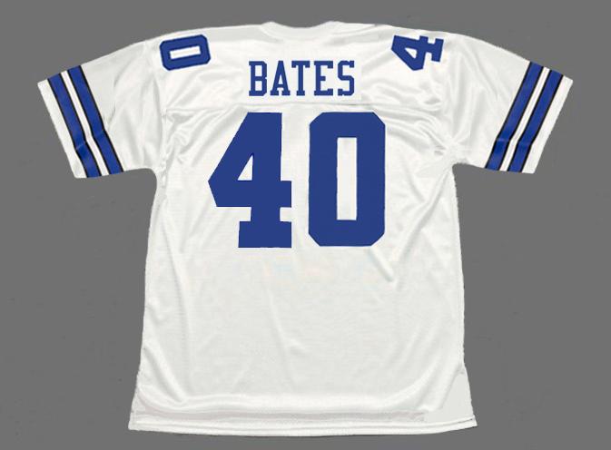 D.Cowboys #40 BILL BATES 1994 Throwback Football Jersey