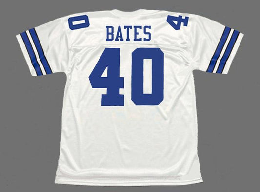 D.Cowboys #40 BILL BATES 1994 Throwback Football Jersey